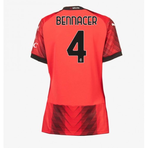 AC Milan Ismael Bennacer #4 Domaci Dres za Ženska 2023-24 Kratak Rukav